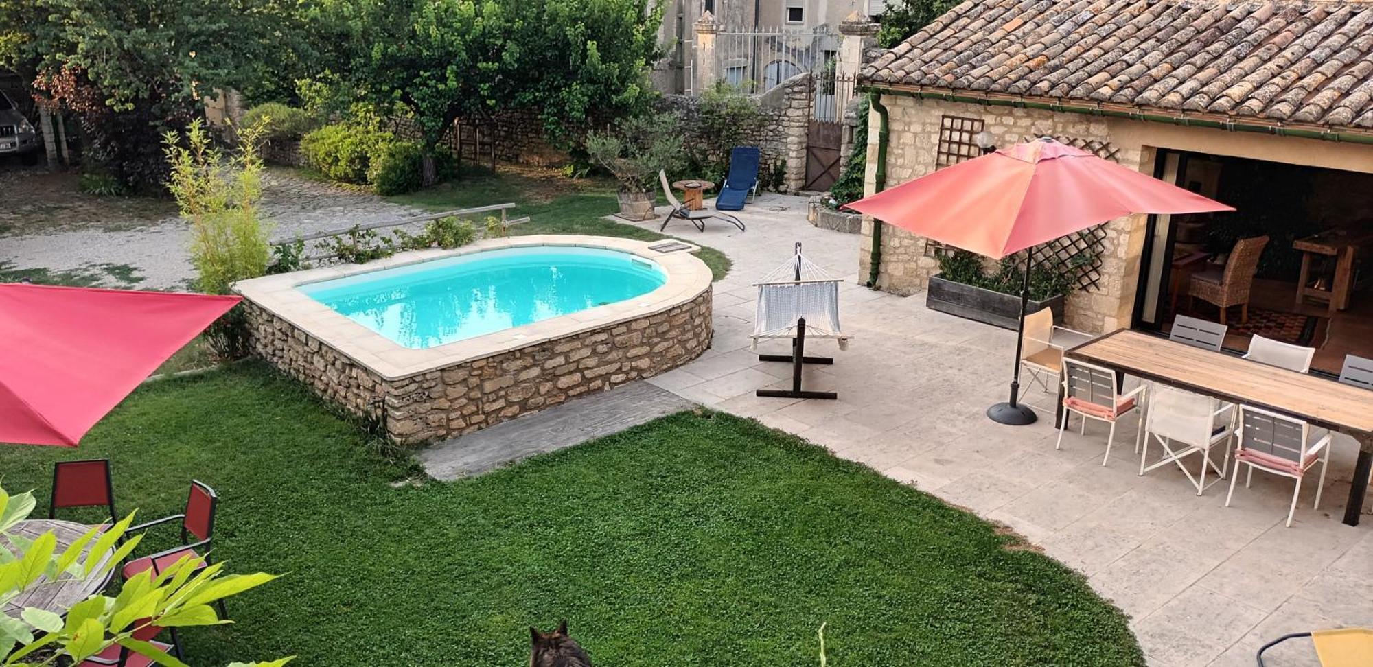 Bed and Breakfast La Migrane Villevieille Exterior foto
